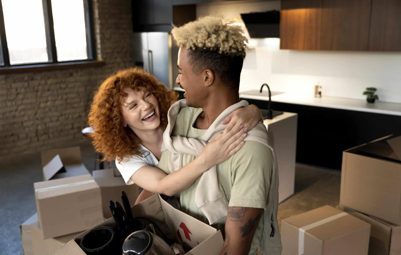 couple-handling-cardboard-boxes-with-belongings-after-moving-together-new-home-min